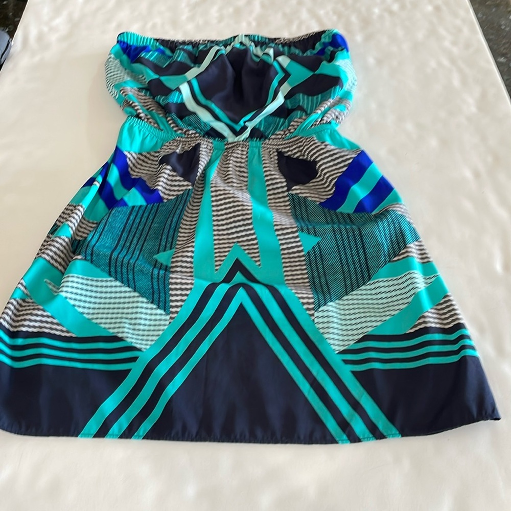 Express strapless dress, size medium.